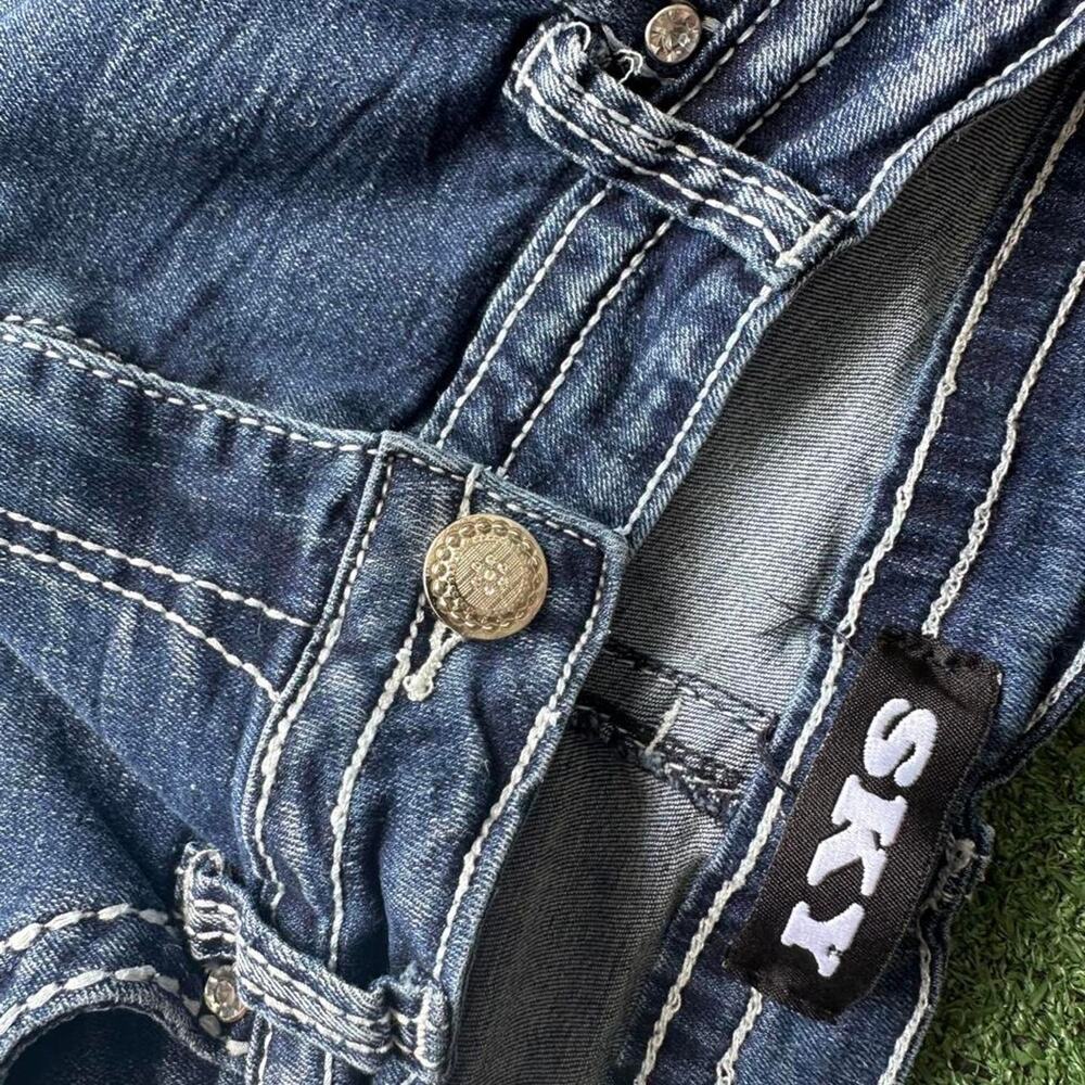 y2k sky bootcut bling jeans - Picture 6 of 7
